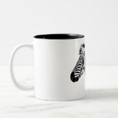 Zebra Tweekleurige Koffiemok (Links)