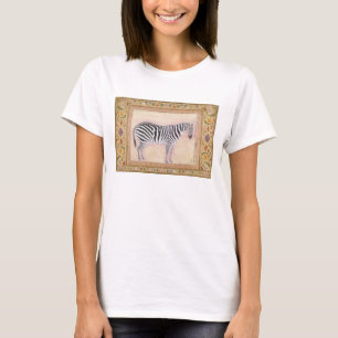 Zebra, uit het 'Minto Album', 1621 (gouache on pa) T-shirt