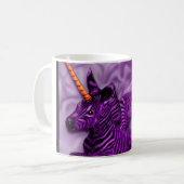 Zebra Unicorn Coffee Mok (Voorkant links)
