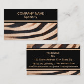 Zebra Vacht Visitekaartje (Voorkant / Achterkant)