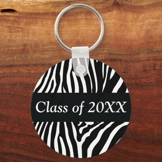 Zebra van de Sleutelhanger (Voorkant)