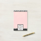 Zebra van het Syndroom van Ehlers-Danlos Post-it® Notes (Op bureau)