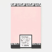 Zebra van het Syndroom van Ehlers-Danlos Post-it® Notes (Voorkant)