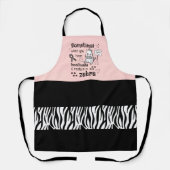 Zebra van het Syndroom van Ehlers-Danlos Schort (Voorkant)