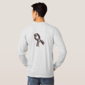 Zebra van het Syndroom van Ehlers-Danlos T-shirt (Achterkant volledig)