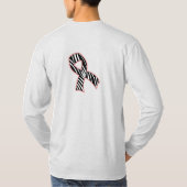 Zebra van het Syndroom van Ehlers-Danlos T-shirt (Achterkant)
