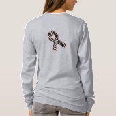 Zebra van het Syndroom van Ehlers-Danlos T-shirt (Achterkant)