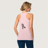 Zebra van het Syndroom van Ehlers-Danlos Tanktop (Volledige Achterkant)