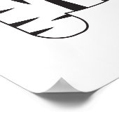 ZEBRA van Lorena Depante Poster (Hoek)