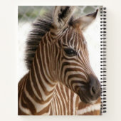 Zebra van spiraalvormig Notitieboek (Achterkant)