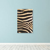 Zebra Verbergen 2 Canvas Afdruk (Insitu (Houten vloer))