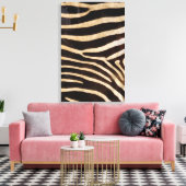 Zebra Verbergen 2 Canvas Afdruk (Insitu (Woonkamer))