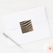 Zebra Verbergen 2 Vierkante Sticker (Envelop)