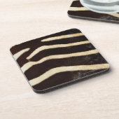 Zebra Verbergen Bier Onderzetter (Linkerzijde)