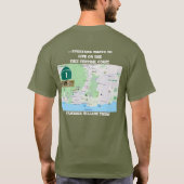 Zebra verblind op het SLO Coast T-Shirt (Achterkant)