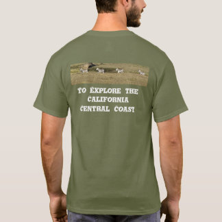 Zebra verblindt de SLO Coast T-shirt