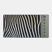 Zebra Vergunninghouder voor dierafdrukken Bord Bureaumat (Voorkant)