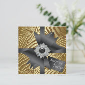 Zebra Verrassingsfeest Kaart (Staand voorkant)