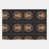 Zebra Vibrant Mozaïek Inpakpapier Vel (Voorkant 2)