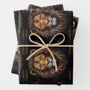 Zebra Vibrant Mozaïek Inpakpapier Vel