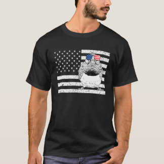 Zebra-vink 4 juli Vogelspotten VS Amerikaans  T-shirt