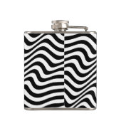 Zebra Vinyl verpakt Heupfles (Achterkant)