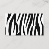 Zebra Visitekaartje (Voorkant)