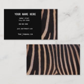 ZEBRA Visitekaartje (Voorkant / Achterkant)