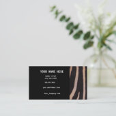 ZEBRA Visitekaartje (Staand voorkant)