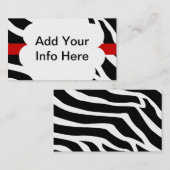 Zebra Visitekaartje (Voorkant / Achterkant)
