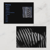 Zebra Visitekaartje (Voorkant / Achterkant)