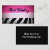 Zebra Visitekaartjes (Voorkant / Achterkant)