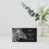 Zebra-Visitekaartjes Visitekaartje (Staand voorkant)