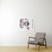 Zebra Vliegtuig Verjaardag Wandkleed (In Situ (horizontaal))