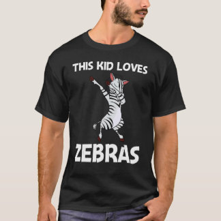 Zebra Voor Kinderen Jongens Afrikaans Dierenpark D T-shirt