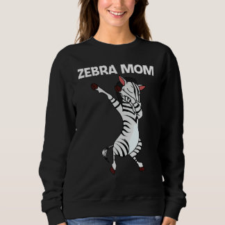 Zebra Voor Moeder Afrikaanse Dierentuin Dier Trui