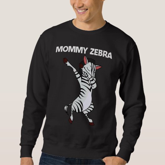 Zebra voor vrouwen Moeder Afrikaanse dierentuin di Trui (Voorkant)