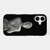 Zebra Vrouw iPhone 16 Hoesje (Achterkant horizontaal)