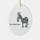 ZEBRA - VROUW KERAMISCH ORNAMENT (Rechts)