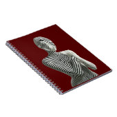 Zebra Vrouw Notitieboek (Rechterzijde)