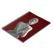 Zebra Vrouw Notitieboek (Linkerzijde)