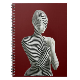 Zebra Vrouw Notitieboek