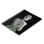 Zebra Vrouw Notitieboek (Linkerzijde)