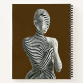 Zebra Vrouw Notitieboek (Achterkant)