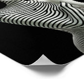 Zebra Vrouw Poster (Hoek)