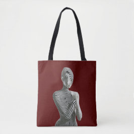 Zebra Vrouw Tote Bag