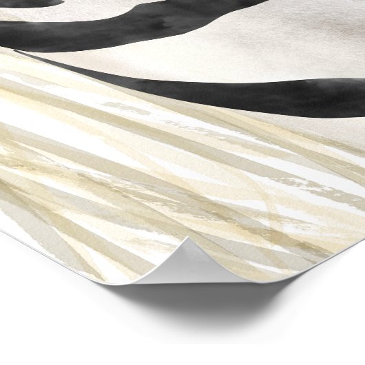 Zebra Wall Art Home Decor Poster (Hoek)