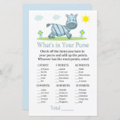 Zebra Wat zit er in je handtas? (Voorkant / Achterkant)