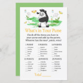 Zebra Wat zit er in je handtas? (Voorkant / Achterkant)