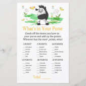 Zebra Wat zit er in je handtas? (Voorkant)